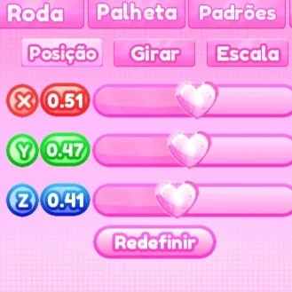ajuste de posição do passo 1