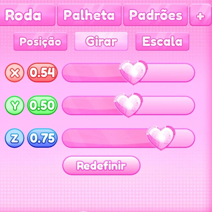 ajuste de girar do passo 4