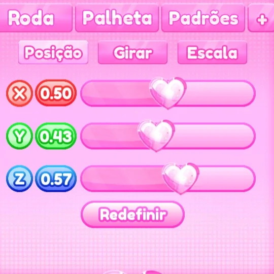 ajuste de posição do passo 1
