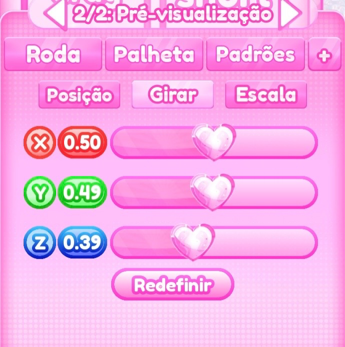 ajuste de girar do passo 4