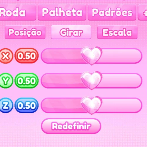 ajuste de girar do passo 3