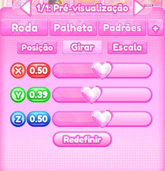 ajuste de girar do passo 3