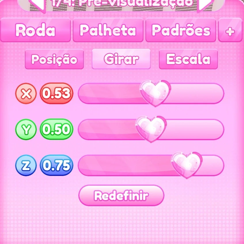ajuste de girar do passo 8
