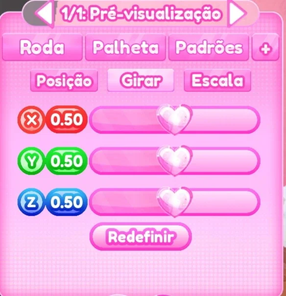 ajuste de girar do passo 3