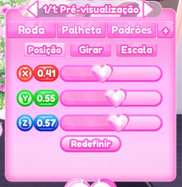 ajuste de posição do passo 4