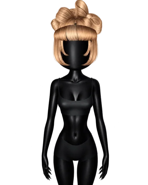 Combo hair Doll Bow Hair