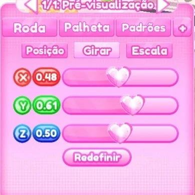ajuste de girar do passo 2