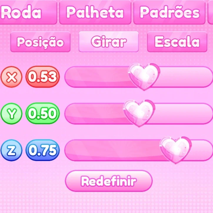 ajuste de girar do passo 5