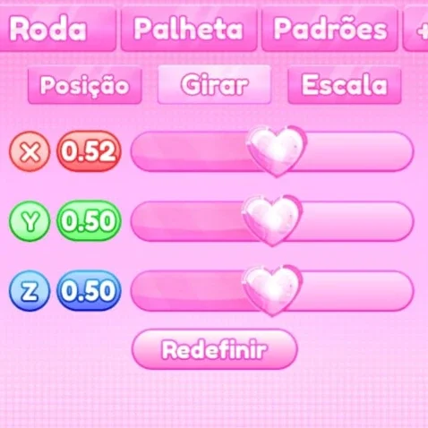 ajuste de girar do passo 5