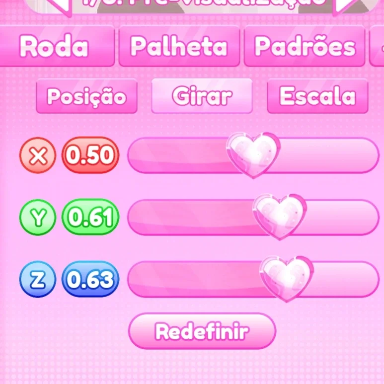 ajuste de girar do passo 5