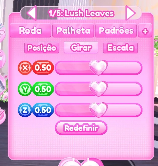 ajuste de girar do passo 2