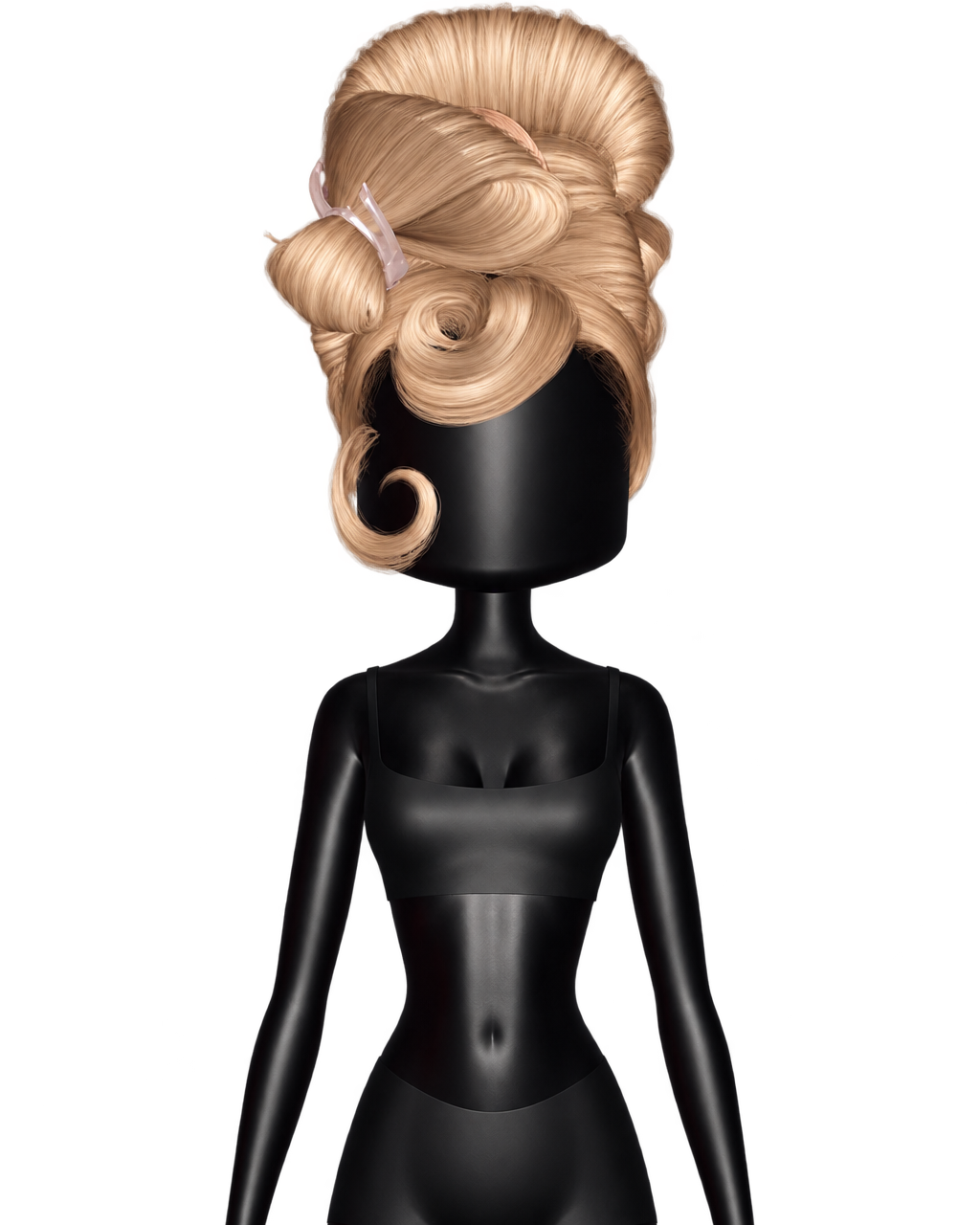 Combo hair Updo - Shanghai Bouffant