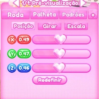 ajuste de posição do passo 2
