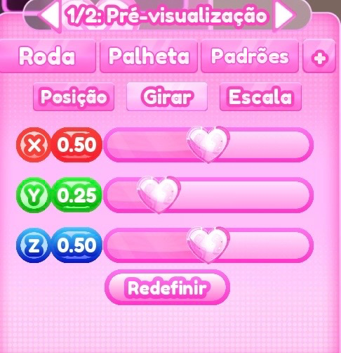 ajuste de girar do passo 5
