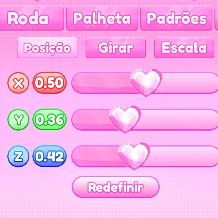 ajuste de posição do passo 8