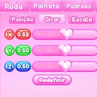 ajuste de girar do passo 2