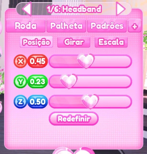 ajuste de posição do passo 3