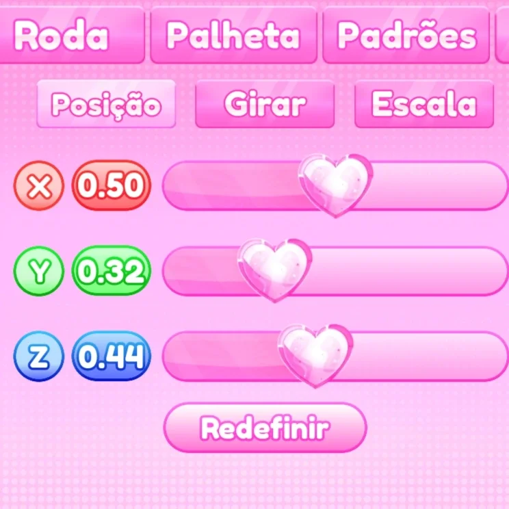 ajuste de posição do passo 4