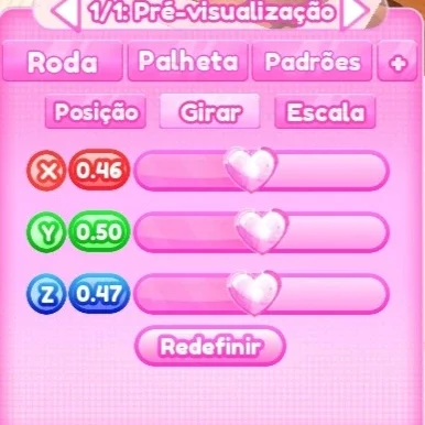 ajuste de girar do passo 3