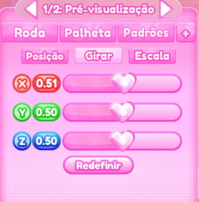 ajuste de girar do passo 4