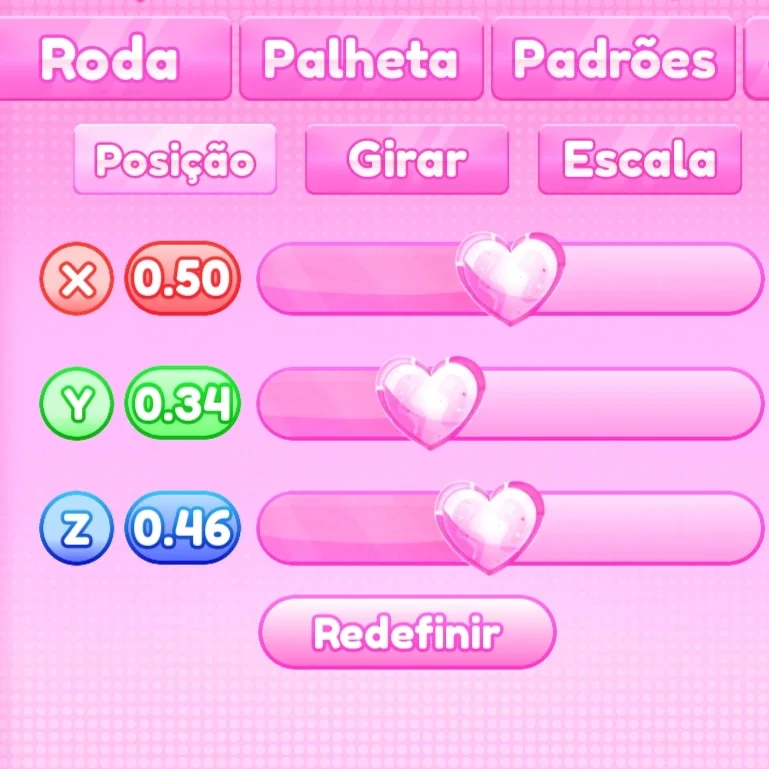ajuste de posição do passo 5