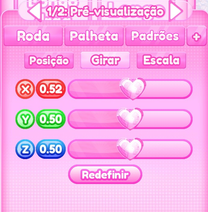 ajuste de girar do passo 4