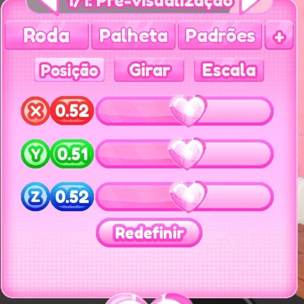 ajuste de posição do passo 4