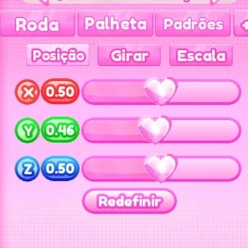 ajuste de posição do passo 2