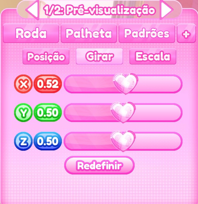 ajuste de girar do passo 6