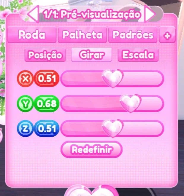 ajuste de girar do passo 4