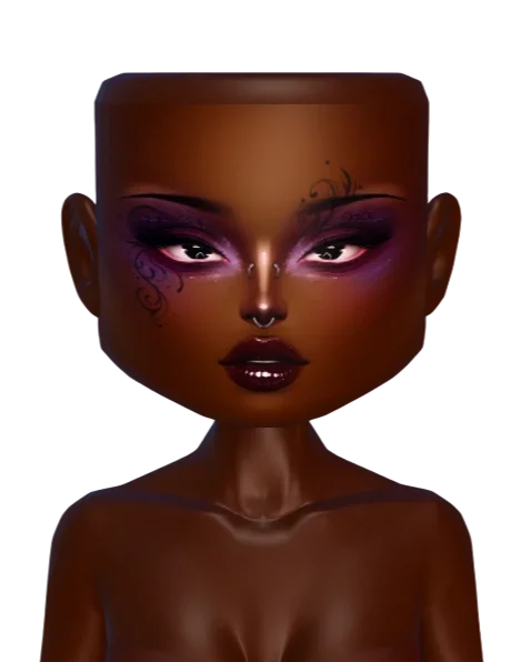Maquiagem de whimsigoth face