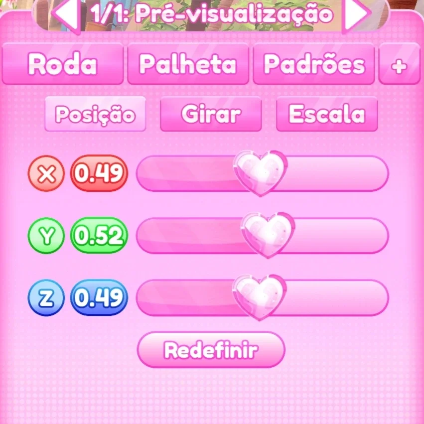 ajuste de posição do passo 5