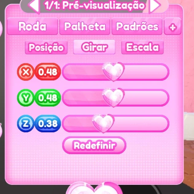ajuste de girar do passo 4