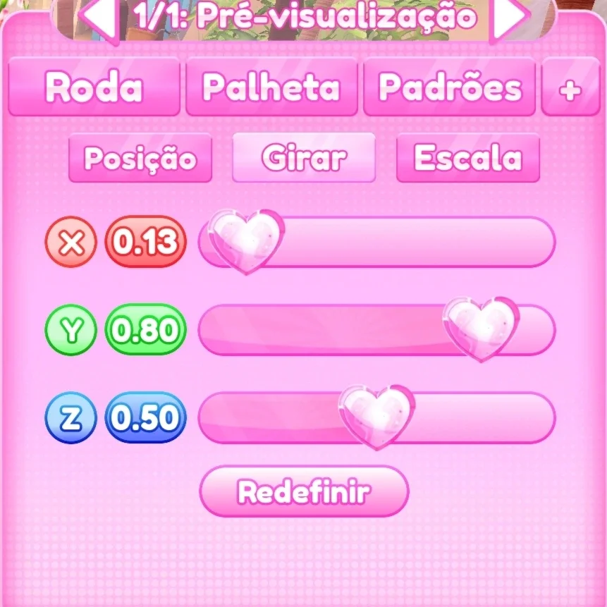 ajuste de girar do passo 2