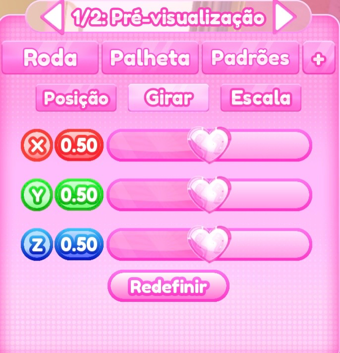 ajuste de girar do passo 4
