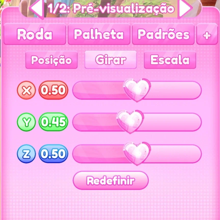 ajuste de girar do passo 4