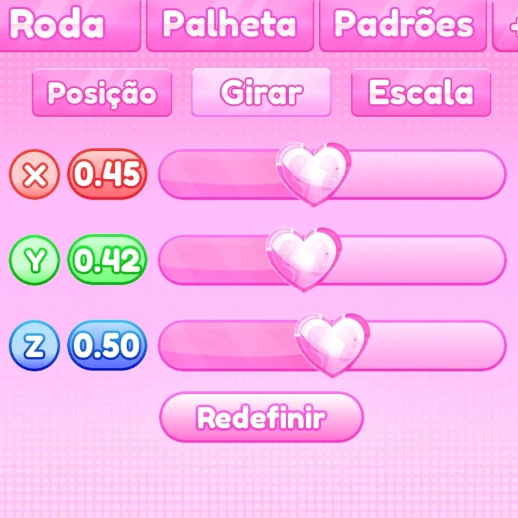 ajuste de girar do passo 3