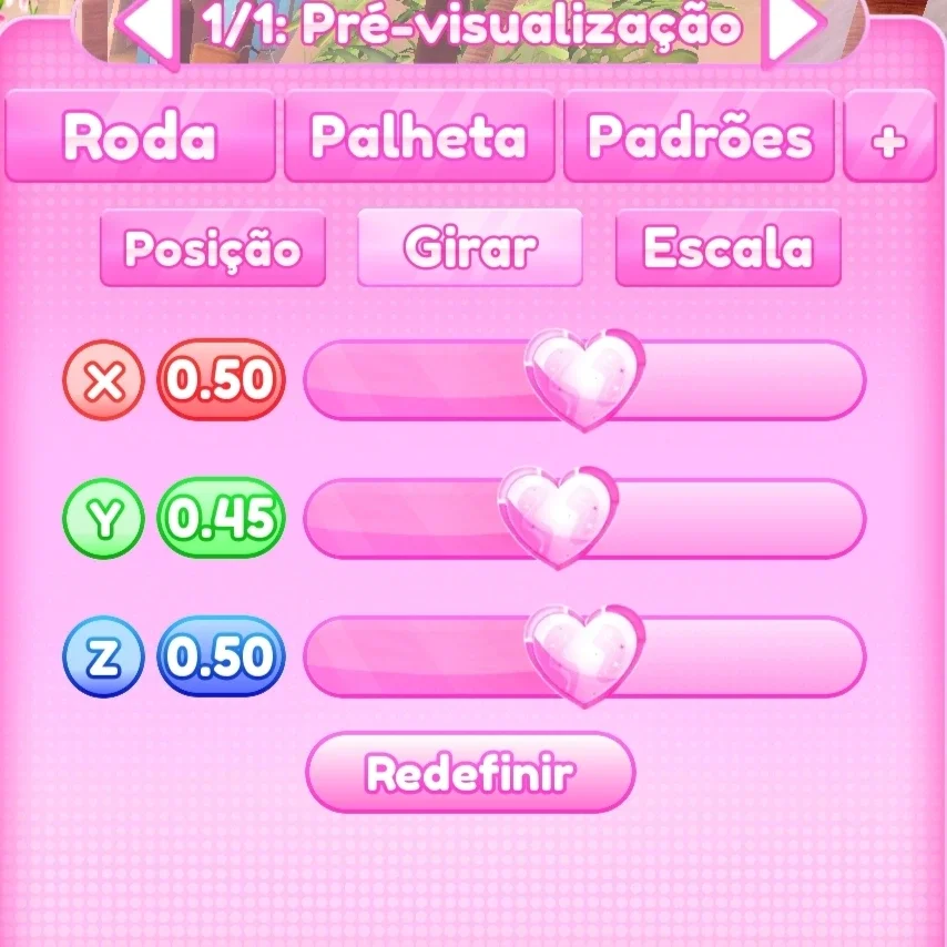 ajuste de girar do passo 5