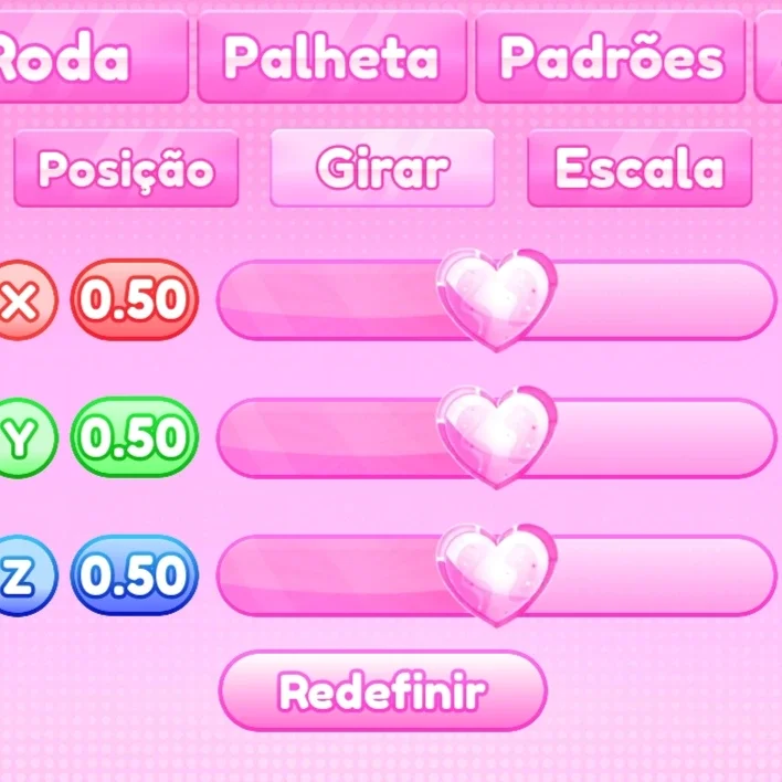 ajuste de girar do passo 7