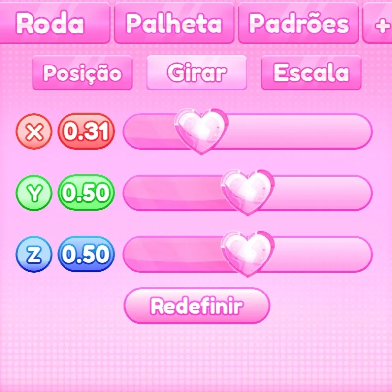 ajuste de girar do passo 2