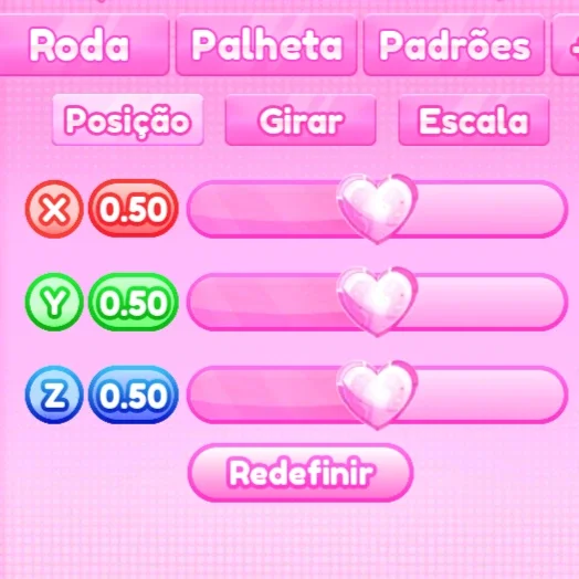 ajuste de posição do passo 1