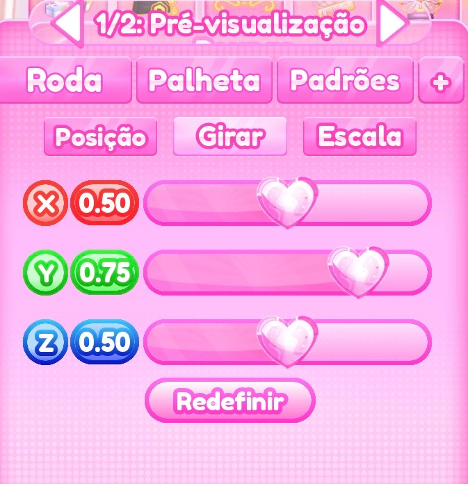 ajuste de girar do passo 4