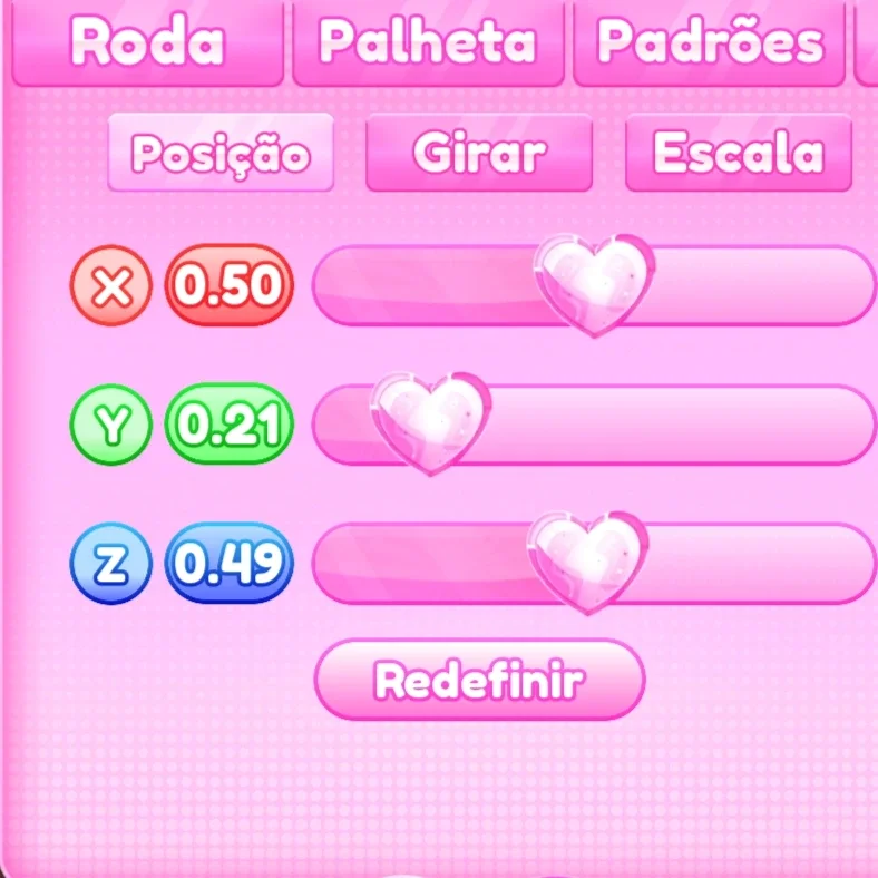 ajuste de posição do passo 3