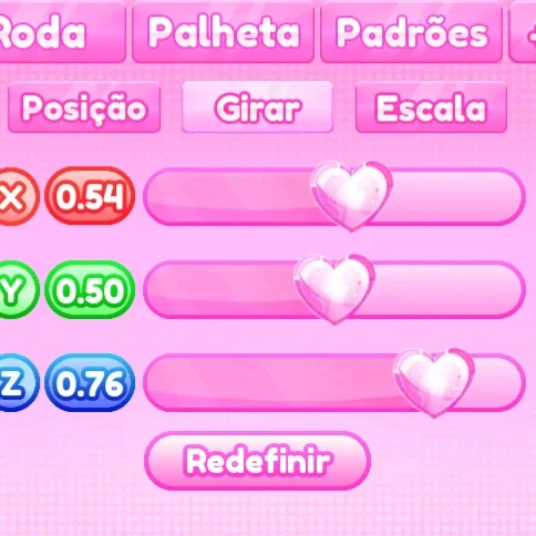 ajuste de girar do passo 2