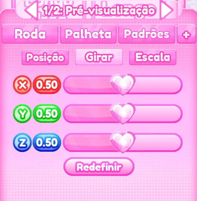 ajuste de girar do passo 3