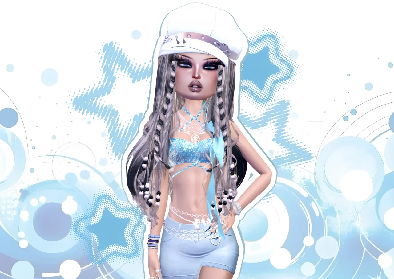 capa de um look no tema Y2K