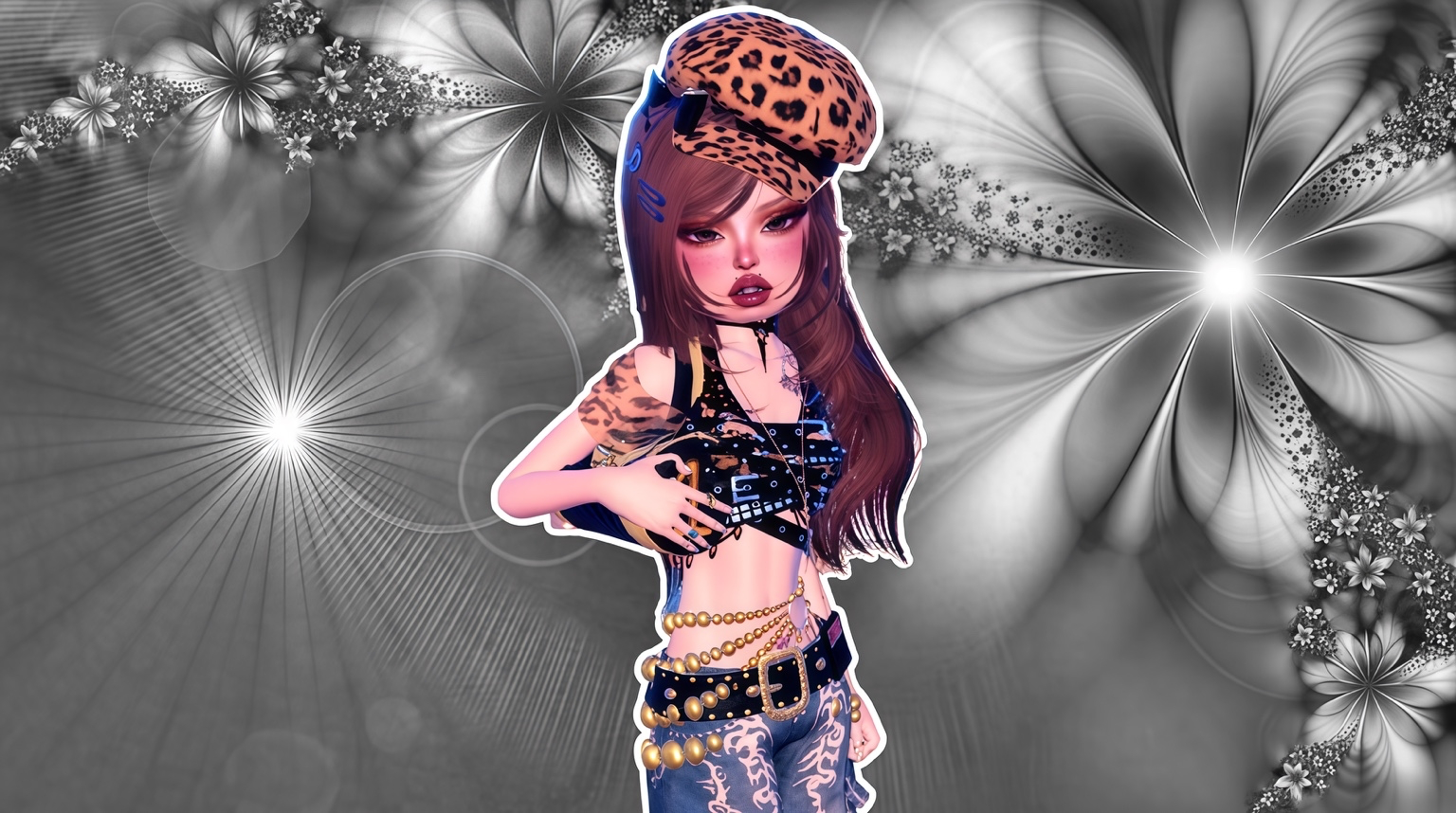 capa de um look no tema Y2K