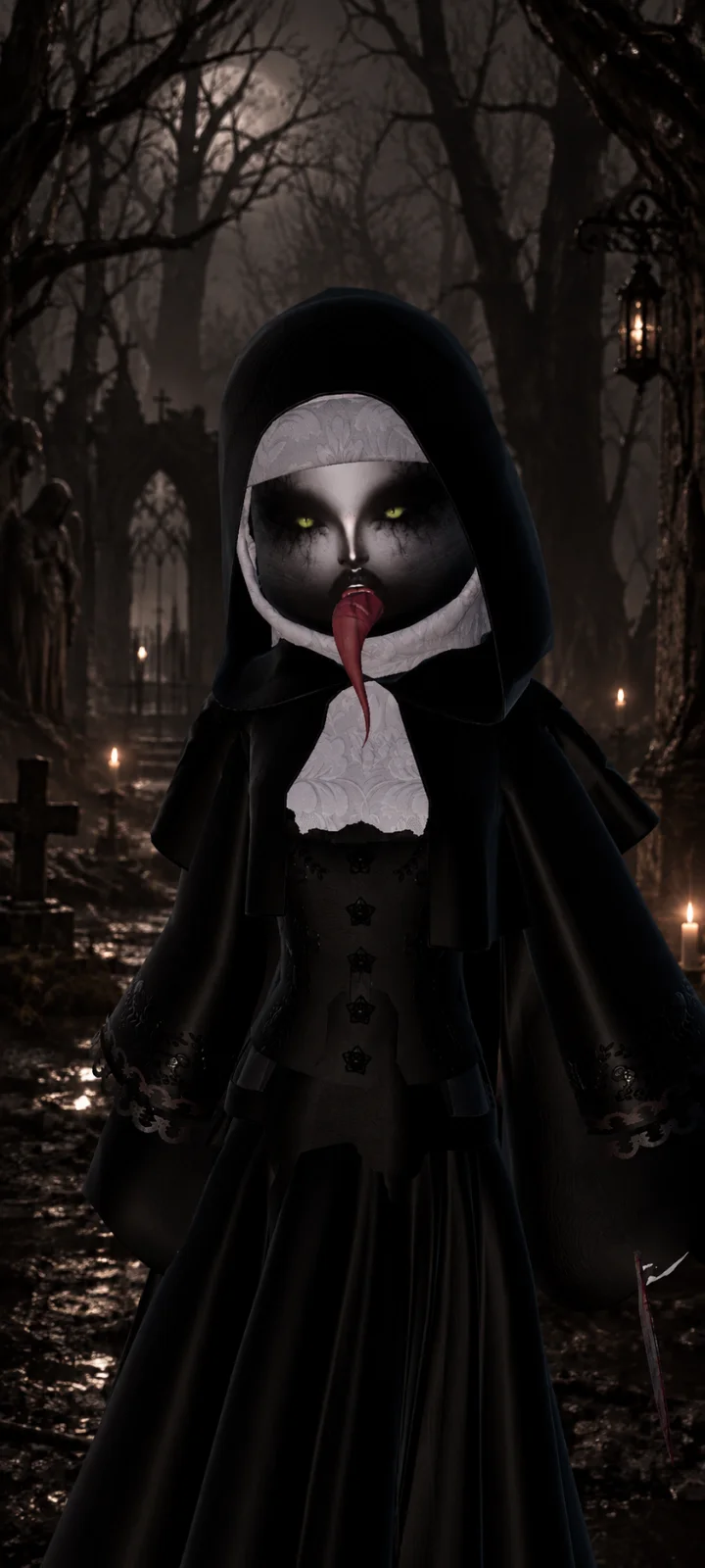 capa de um look no tema Terror